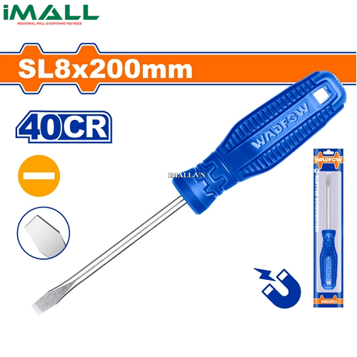 Tua vít dẹp SL8x200mm Wadfow WSD3988