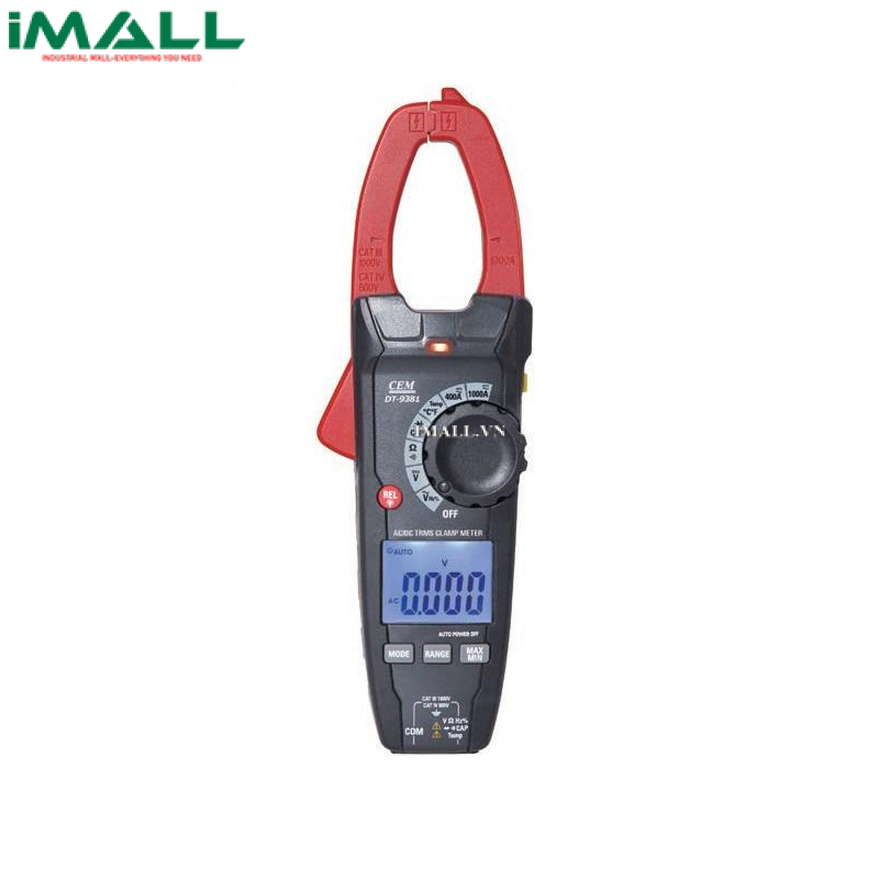 Ampe kìm AC CEM DT-9380A (True RMS, AC 1000A, 1000V)