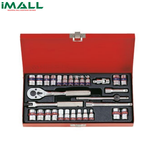 Bộ tuýp 30 chi tiết hệ inch &amp; hệ mét Kingtony 2530CR (1/4")