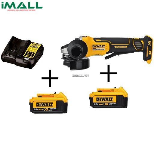 Máy mài dùng pin 18V DeWALT DCG413BM2 (125mm) SET 4Ah