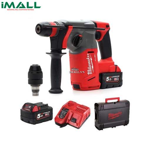 Máy khoan bê tông dùng pin Milwaukee M18 CHX-502X (SET 5Ah)