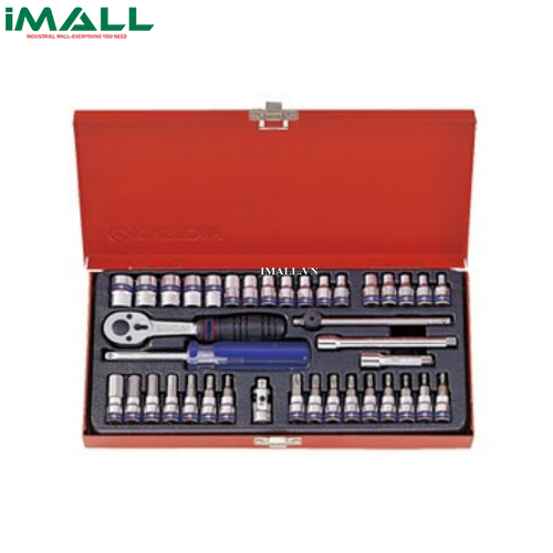 Bộ tuýp 39 chi tiết hệ mét Kingtony 2539MR (1/4")
