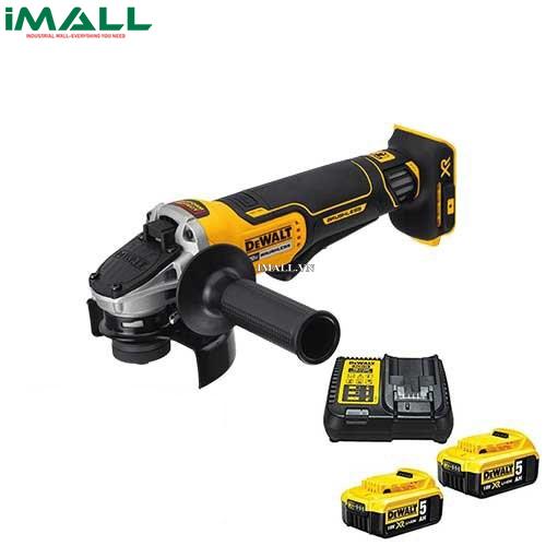 Máy mài dùng pin 18V DeWALT DCG413BP2 (125mm) SET 5Ah