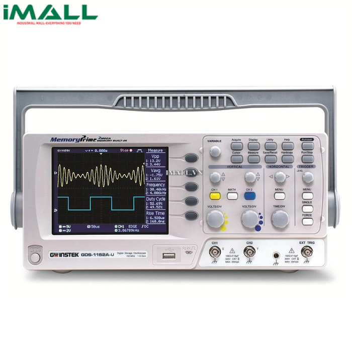 Máy hiện sóng số GW INSTEK GDS-1102B (100MHz, 2 kênh, 1GSa/s)