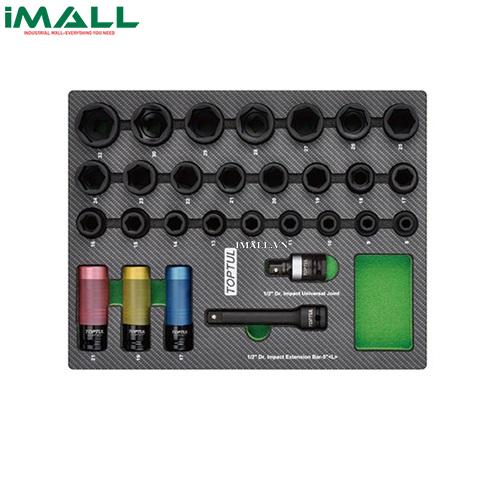 Bộ đầu tuýp lục giác 1/2" 29 chi tiết Toptul GEB2902
