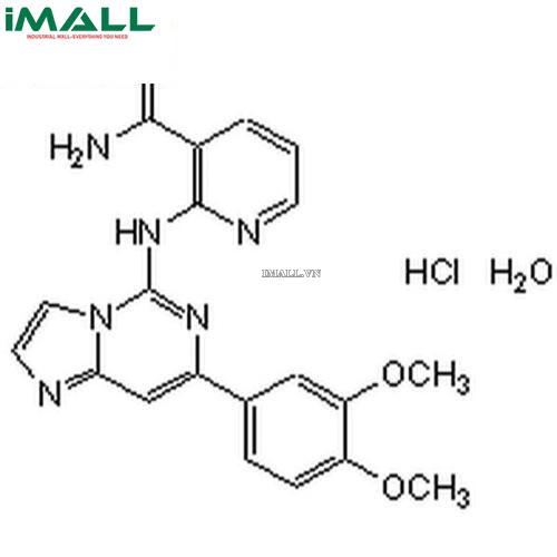 Hóa chất Syk Inhibitor IV, BAY 61-3606 (C₂₀H₁₈N₆O₃ • HCl • H₂O, chai thủy tinh 2mg) Merck 574714-2MG US1574714-2MG