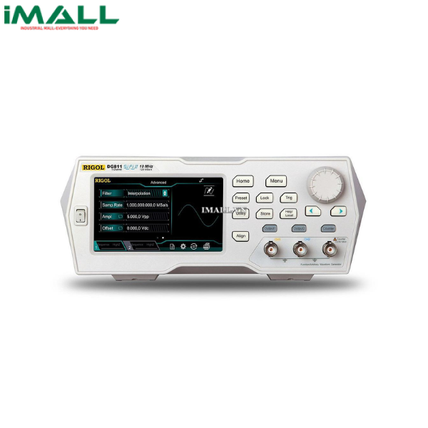 Máy phát xung tùy ý Rigol DG812 (10Mhz, 125Msa/s, 2 Kênh)