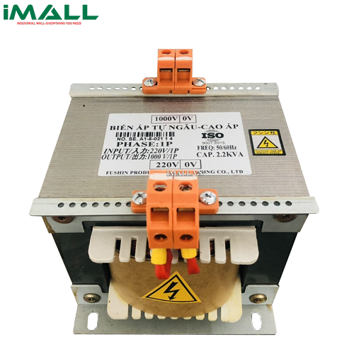 Biến áp tự ngẫu 1P 220V/1000V-2.2KVA (2A) Fushin A1-5-220V/1000V-2.2K