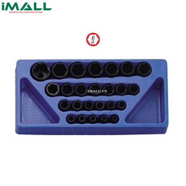 Bộ Khẩu Dùng Cho Súng 1/2" GENIUS TF-425M (25 Chiếc 8mm~32mm)