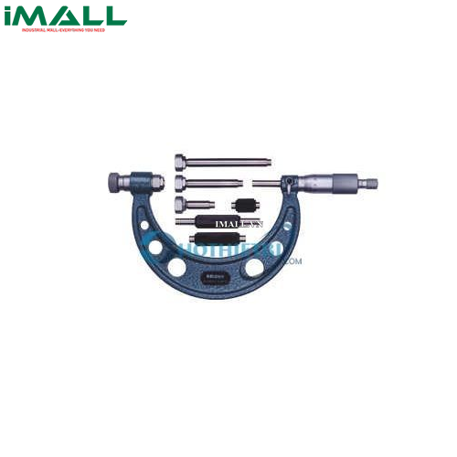 Panme đo ngoài cơ khí (với đầu đo có thể thay đổi) Mitutoyo 104-139A (0-100mm/ 0.01mm)