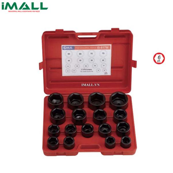 Bộ Khẩu 1" GENIUS IS-817M (17 Chiếc 24mm~75mm)