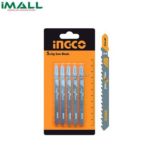 Bộ lưỡi cưa lọng gỗ 5 chi tiết (74mm) INGCO JBT101D