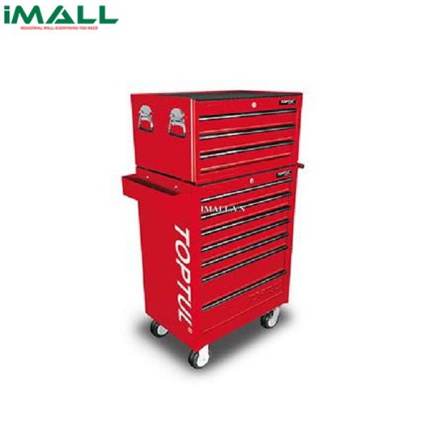 Tủ chuyên dùng thế hệ mới 2 tầng 10 ngăn 333 chi tiết TOPTUL GCAZ0033 + GCAJ0037