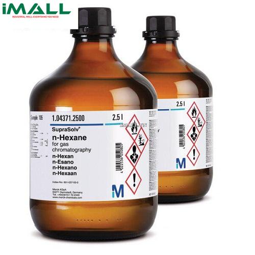 Hóa chất Isooctan cho sắc ký khí ECD và FID SupraSolv® (C₈H₁₈, Chai thủy tinh 2.5l) Merck 1154402500