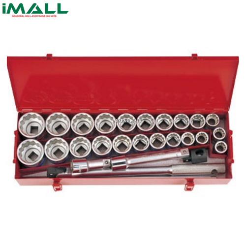 Bộ tuýp 26 chi tiết hệ inch &amp; hệ mét Kingtony 6226CR (3/4")