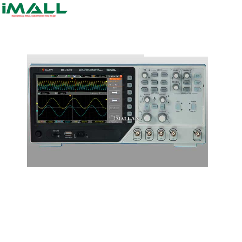 Máy hiện sóng Saluki DSO3202 (200Mhz, 2 kênh, 1Gsa/s)