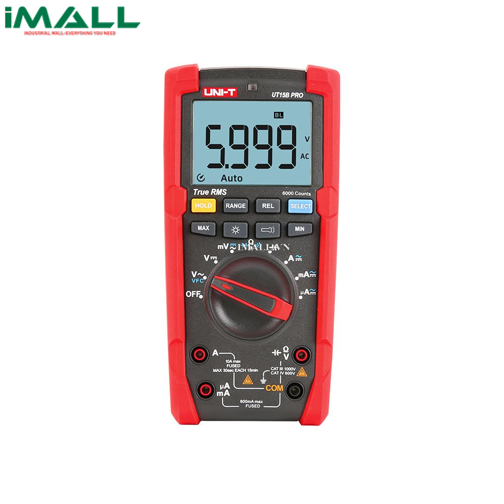 Đồng hồ vạn năng UNI-T UT15B PRO (DC/AC 1000V, DC/AC 10A True RMS)