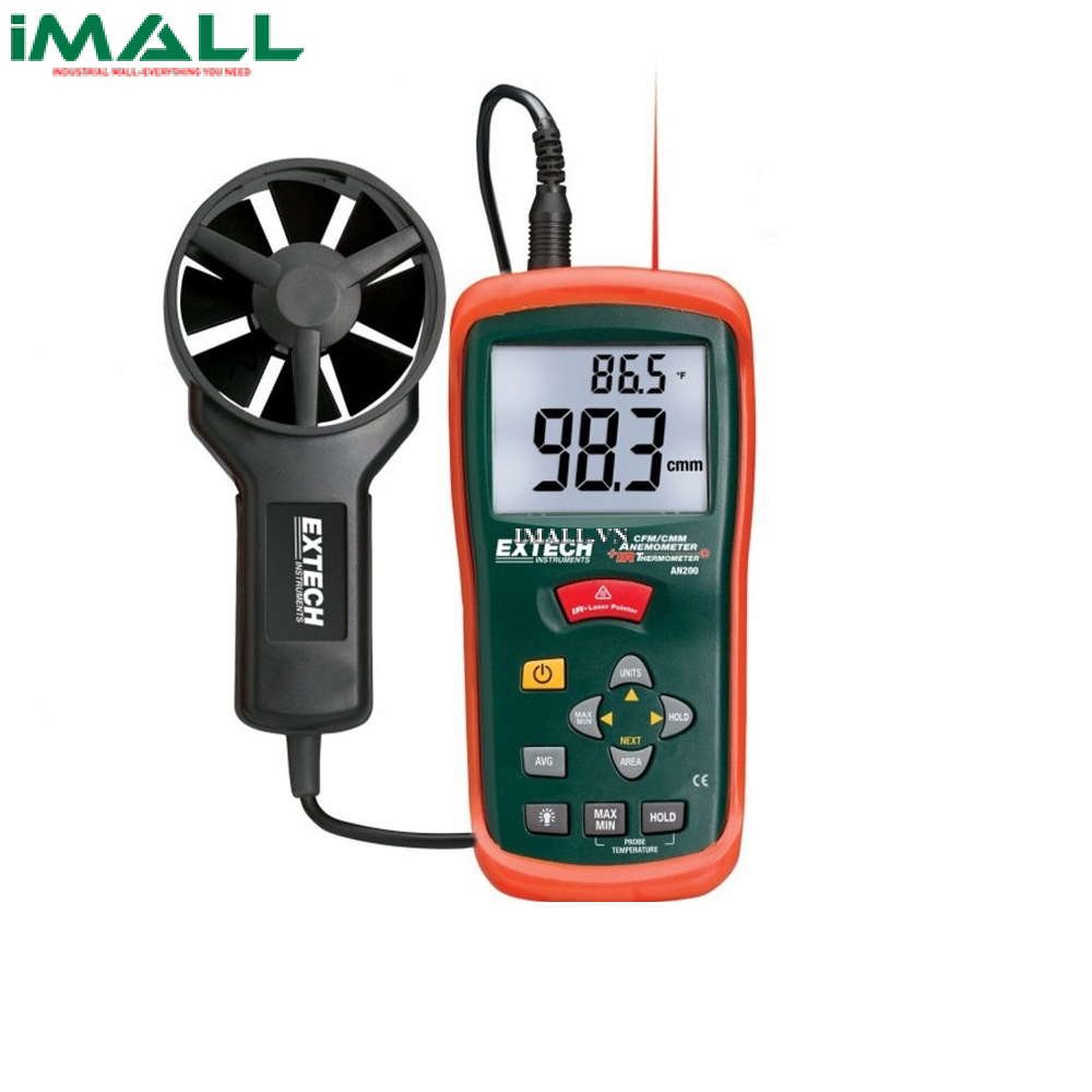 Máy đo nhiệt độ - tốc độ, lưu lượng gió EXTECH HD300