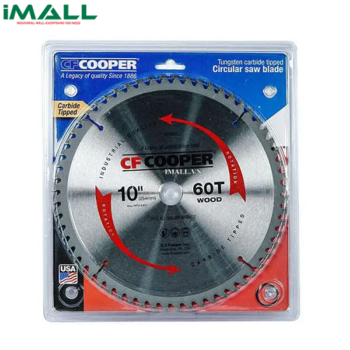 Lưỡi cưa gỗ 255mm x 60T CFCooper SW10060