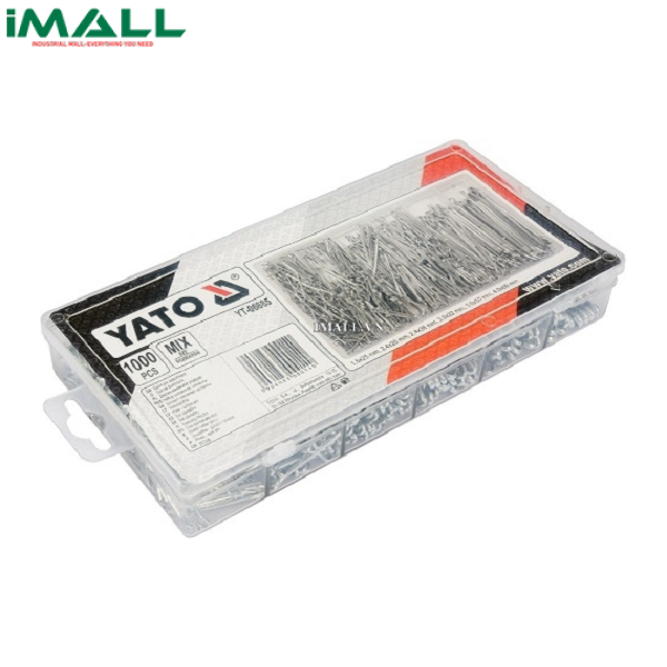 Bộ chốt tăm tổng hợp 1000 cái Yato YT-06885