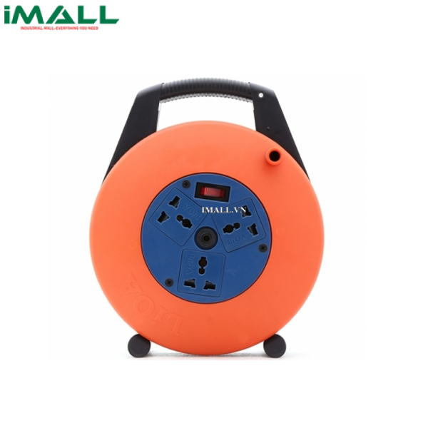 Ổ cắm kéo dài xách tay LiOA XTD10-3-10A (Cuộn dây kín)