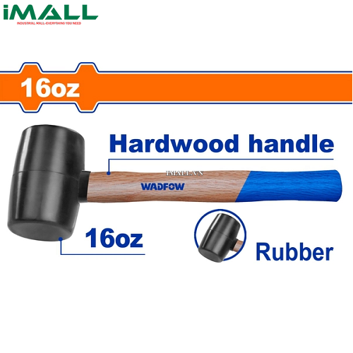 Búa tạ cao su đen 450g Wadfow WMB7302