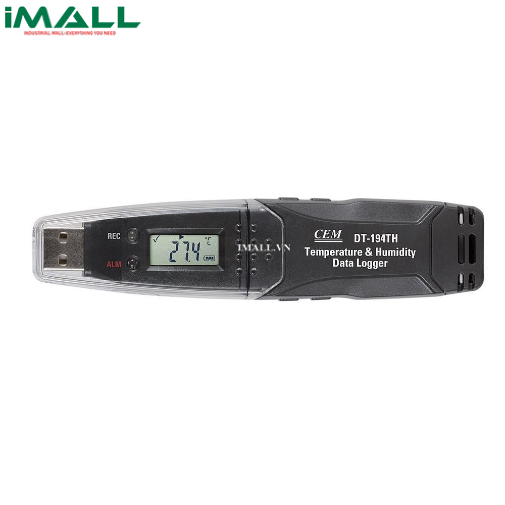 Bộ ghi dữ liệu nhiệt độ, độ ẩm, độ rung CEM DT-194G (-30~70°C, 0~100%RH, 0~16g)