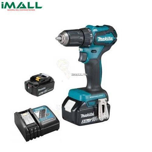 Máy khoan vặn vít dùng pin Makita DDF483RFE (18V:3Ah)