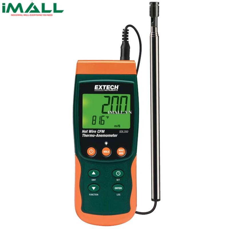 Máy đo lưu lượng, tốc độ gió, đo nhiệt độ Extech SDL350 (datalogger, 25m/s)