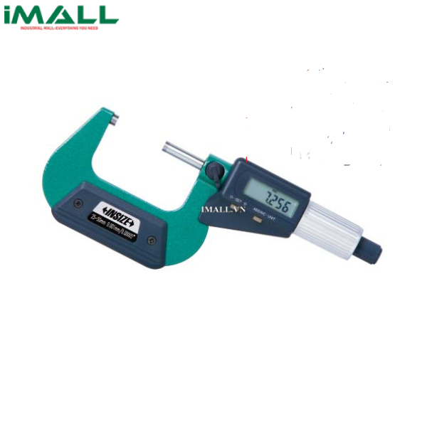 Panme đo ngoài điện tử INSIZE 3102-200 (175-200mm/7-8"; 0.001mm, xuất dữ liệu)