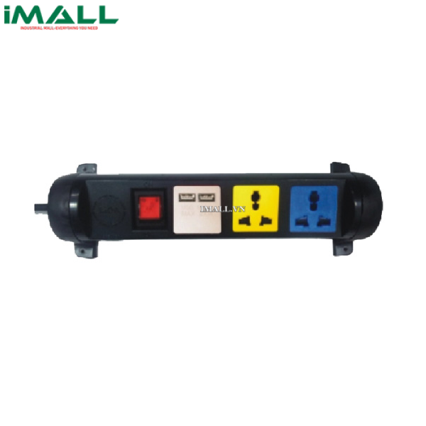 Ổ xoay kéo dài đa năng LiOA 3D32N2XUSB (Có 2 cổng sạc USB)