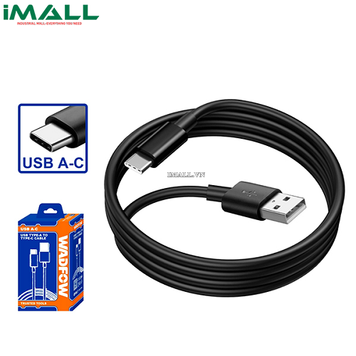 Dây cáp sạc USB type-A sang type-C 1M Wadfow WUB1501