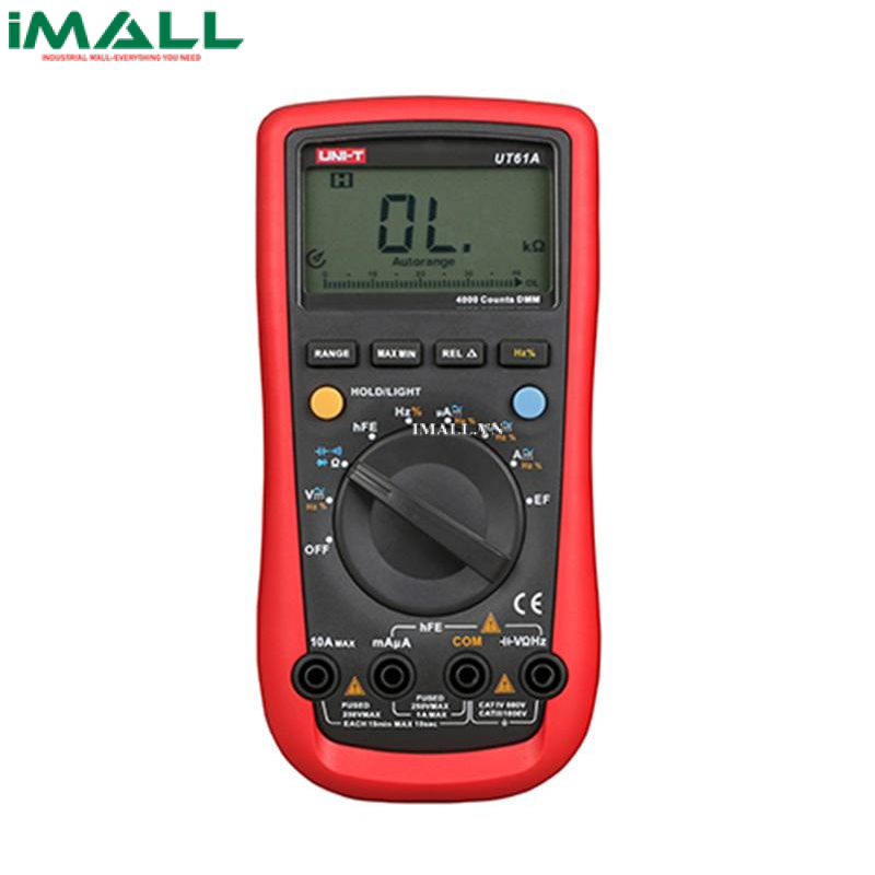 Đồng hồ vạn năng UNI-T UT61A (1000V, 10A, ±0.5%)