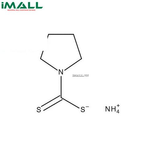 Hóa chất Pyrrolidine-1-dithiocarboxylic acid ammonium salt để tổng hợp (C₅H₁₂N₂S₂; Chai nhựa 25 g) Merck 8211000025