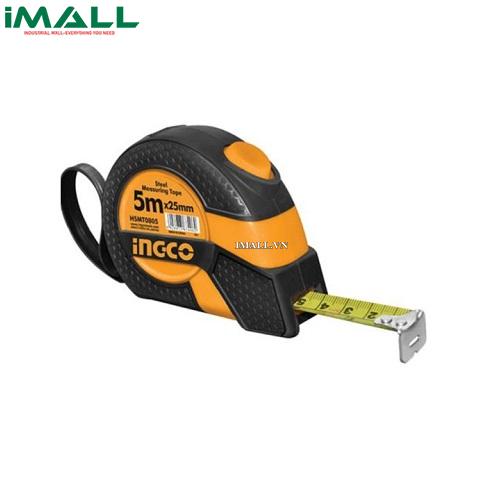 Thước cuộn thép nền vàng INGCO HSMT0805 (5mx25mm)