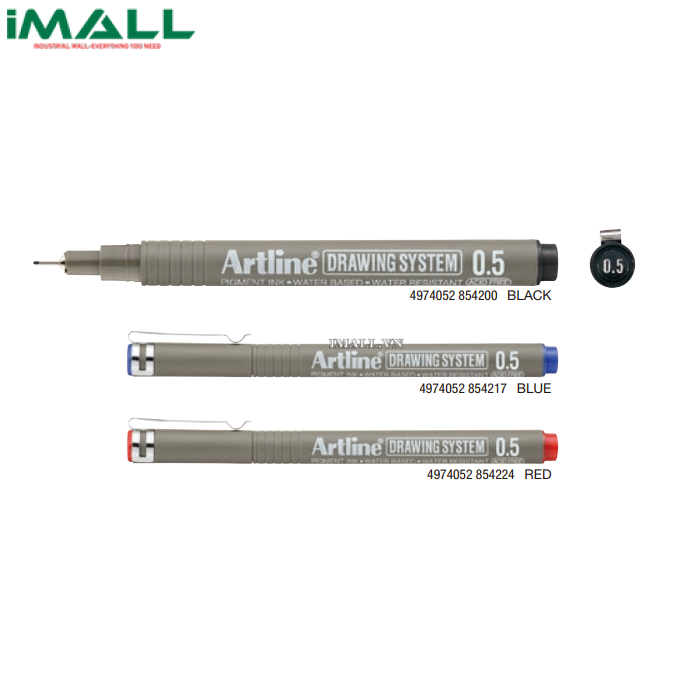 Bút lông kim màu đen Artline Drawing System EK-235N (0.5mm)