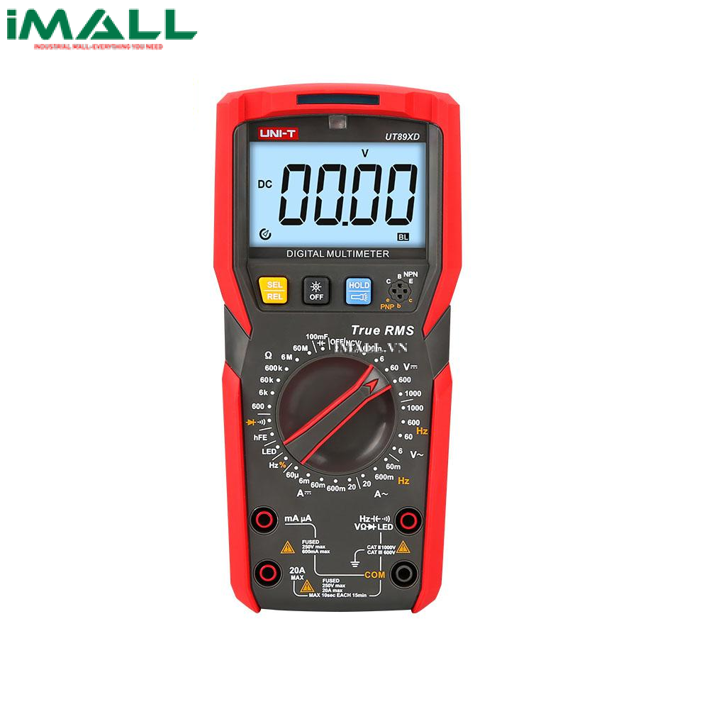 Đồng hồ vạn năng UNI-T UT89XD (1000V, 20A, True RMS, ±0.5%)
