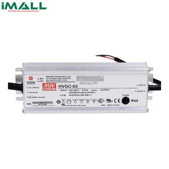 Bộ nguồn LED Meanwell HVGC-65-350B (65W 18-186V 350mA)