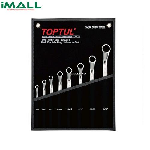 Bộ cờ lê 2 đầu vòng (AAAH: 6x7mm ~ 20x22mm) TOPTUL GPAH0804