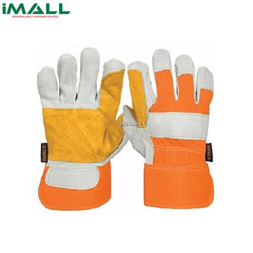 Găng tay da vải an toàn chống mài mòn size L Truper GU-TECA