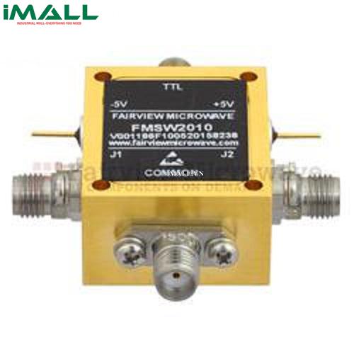 Bộ chuyển mạch PIN Diode SPDT Fairview Microwave FMSW2010 (50 Ohm, 70 MHz - 26.5 GHz, +27 dBm, SMA Female)