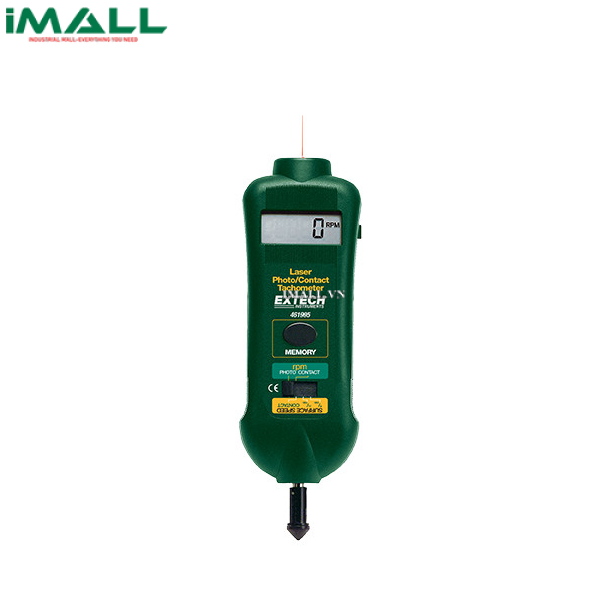 Máy đo tốc độ vòng quay kiểu tiếp xúc và lasez EXTECH 461995 (0.5 to 19,999 rpm)