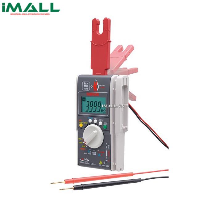 Ampe kìm AC/DC + Điện trở cách điện Sanwa DG34 (100A + 500V)