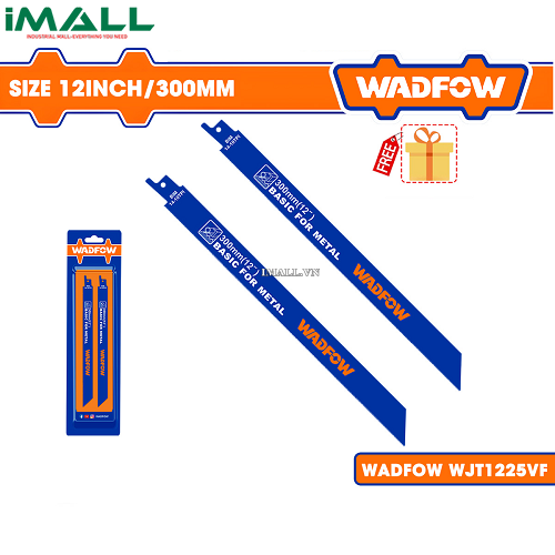 Bộ 2 lưỡi cưa kiếm (cưa kim loại)300mm(12") Wadfow WJT1225VF