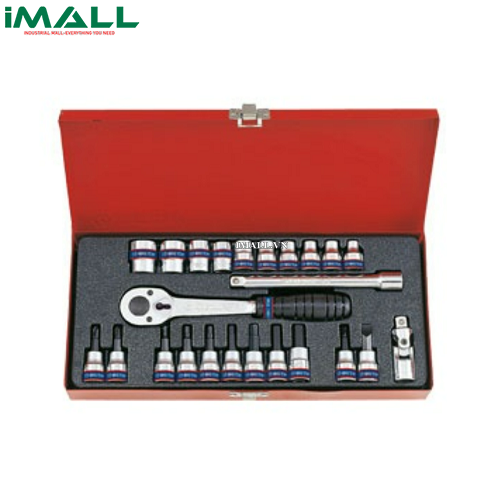 Bộ tuýp 24 chi tiết hệ mét Kingtony 3524MR (3/8”)