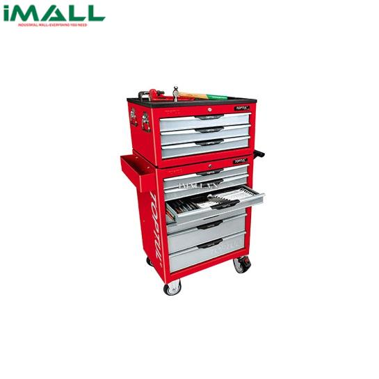 Tủ chuyên dùng thế hệ mới 2 tầng 10 ngăn 333 chi tiết TOPTUL GCAZ0035 + GCAJ0041