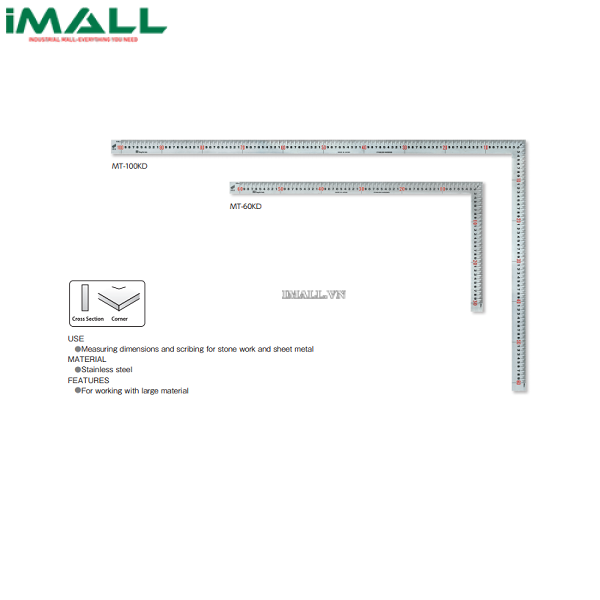 Thước vuông Niigata Seiki MT-100KD (1000x600mm)