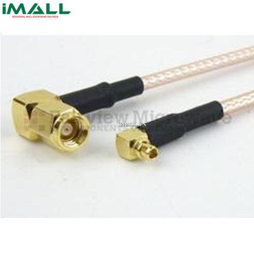 Cáp RA MMCX Plug - RA SMC Plug Fairview FMC1928315LF (RG-316 Coax; 3 GHz )