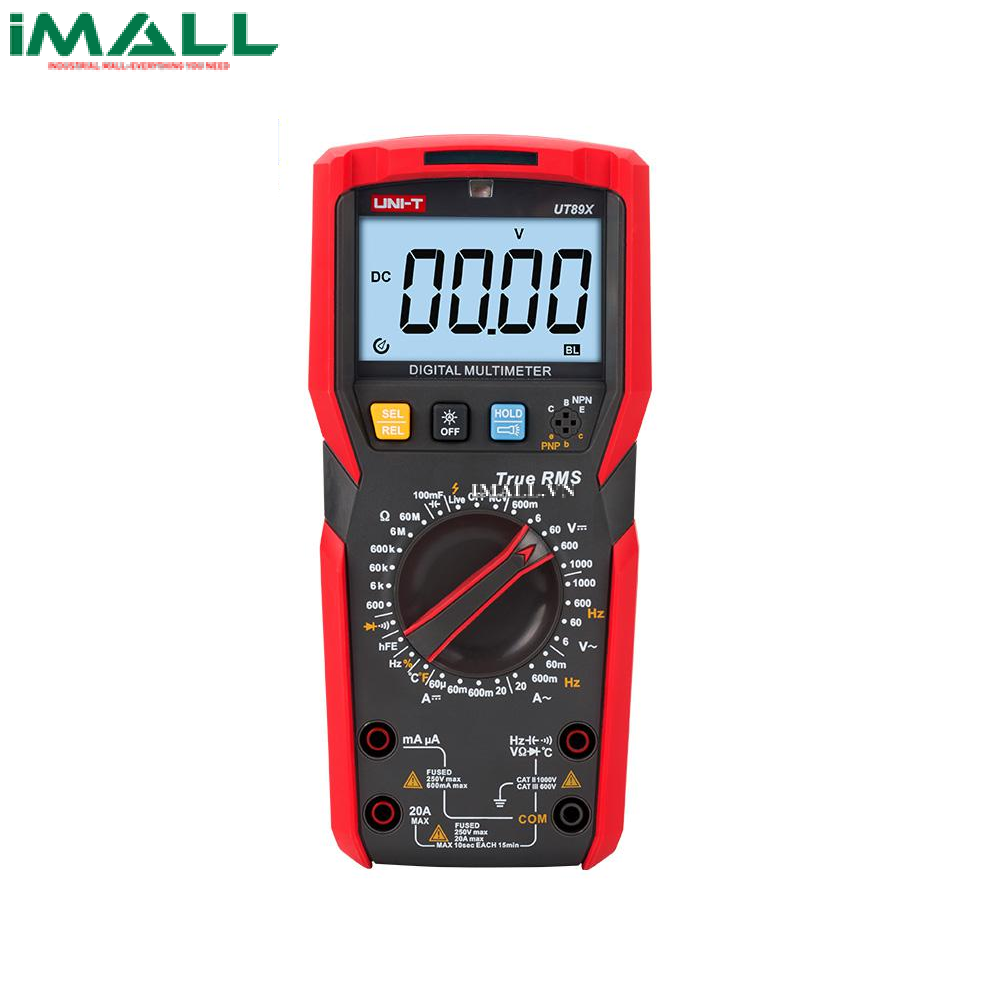 Đồng hồ vạn năng UNI-T UT89X (1000V, 20A, True RMS, ±0.5%)