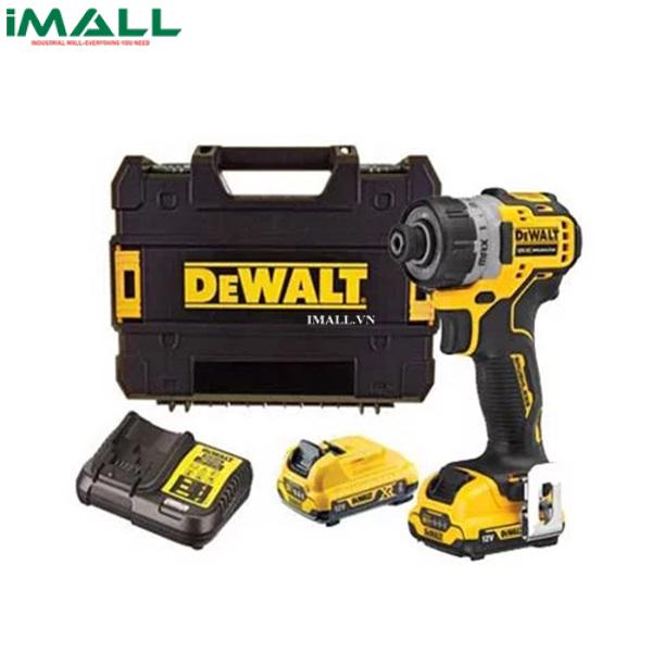 Máy khoan vặn vít dùng pin 12V DeWALT DCF601D2-KR (SET 2Ah)